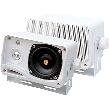 Pyle PLMR24 100W RMS 3-Way Speaker, White