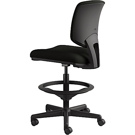 HON Volt Bonded Leather Task Stool Extended Height And Foot Ring