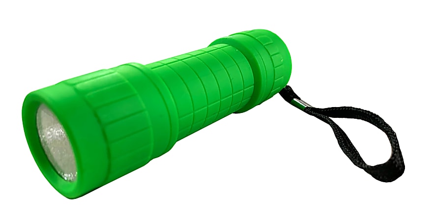 Quick Communication Corp. LED Flashlight, 1&rdquo; x 3&rdquo;, Assorted Colors