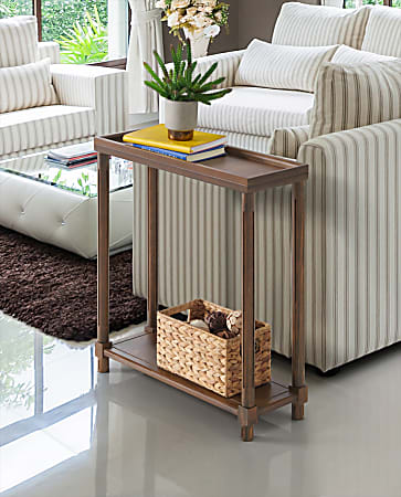 Narrow nesting clearance tables