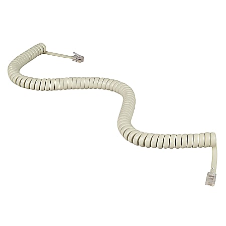 Belkin® Tangle-Free 12' Phone Cord, Ivory