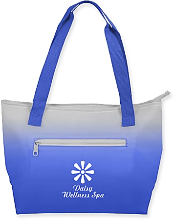 Custom Promotional Ombre Lunch Tote, 8-1/2" x 10", Assorted Colors