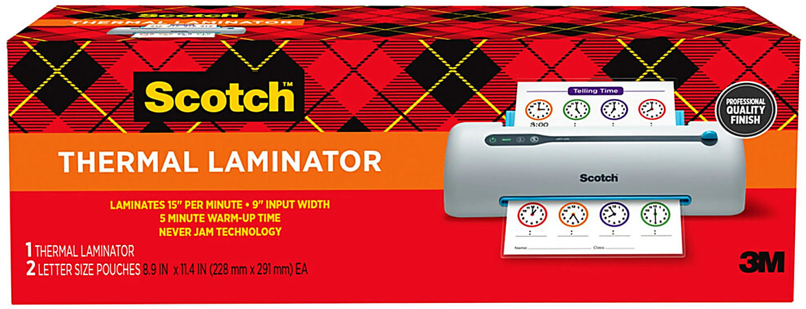 Scotch Smart Thermal Laminator 1 Thermal Laminator 9 Wide Never
