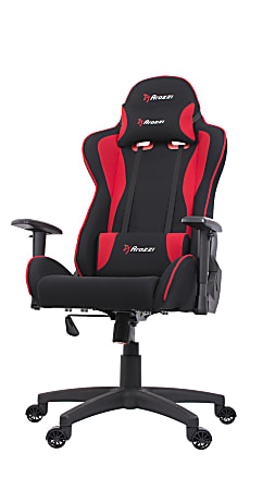 Arozzi Forte Ergonomic Fabric High Back Gaming Chair BlackRed