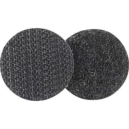 VELCRO Coin Fasteners 0.75 Length x 0.75 Width 500 Pack Black - Office Depot