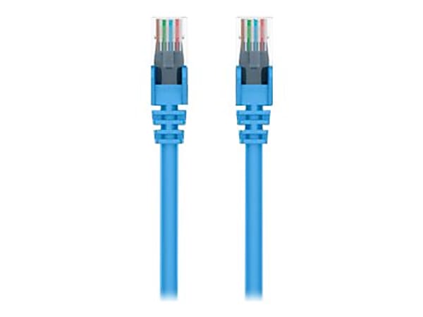 Belkin High Performance - Patch cable - RJ-45 (M) to RJ-45 (M) - 2 ft - UTP - CAT 6 - molded, snagless - blue - for Omniview SMB 1x16, SMB 1x8; OmniView SMB CAT5 KVM Switch