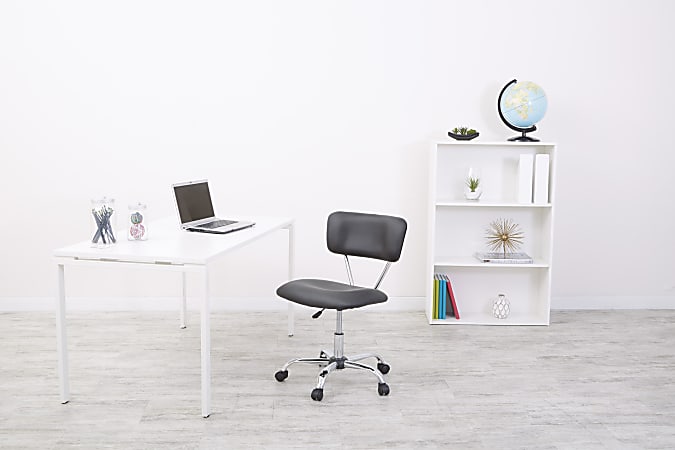 Office Star Avenue Six Vista Task Chair Vinyl BlackSilver - Office Depot