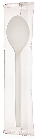 Eco-Products PSM Cutlery Plant Starch Spoons, 7", White, Pack Of 750 Spoons