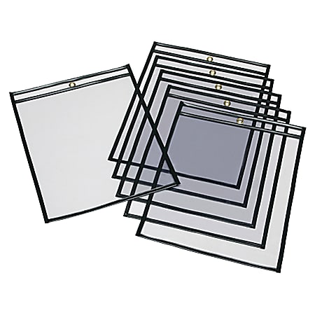 SKILCRAFT® Transparent Poly Envelopes, Clear, Pack Of 100 (AbilityOne 7510-00-272-9805)