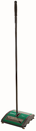 Bissell Commercial Metal Manual Sweeper, 10-1/2”L x 9-1/2”W x 5/8”D, Black