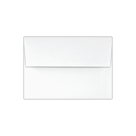 LUX Invitation Envelopes, A1, Peel & Press Closure, White, Pack Of 500