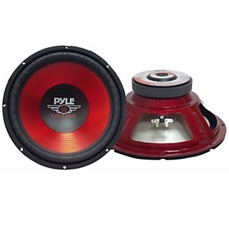 Pyle PLW10RD Woofer - 600 W PMPO - 1 Pack - 4 Ohm - 10" - Automobile