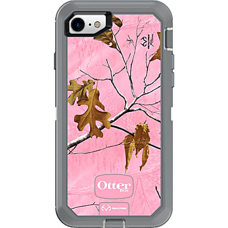 OtterBox Defender Carrying Case Holster iPhone 7 Xtra Pink Drop Proof Dirt Resistant Port Dust Resistant Port Lint Resistant Port Drop Resistant Bump Resistant Wear Resistant Interior Tear Resistant I...
