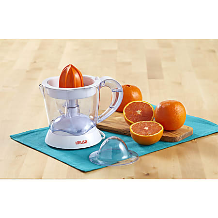 IMUSA 34 Oz Electric Citrus Juicer 14 316 x 9 14 x 7 716 White