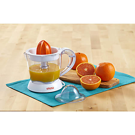 IMUSA 34 Oz Electric Citrus Juicer 14 316 x 9 14 x 7 716 White