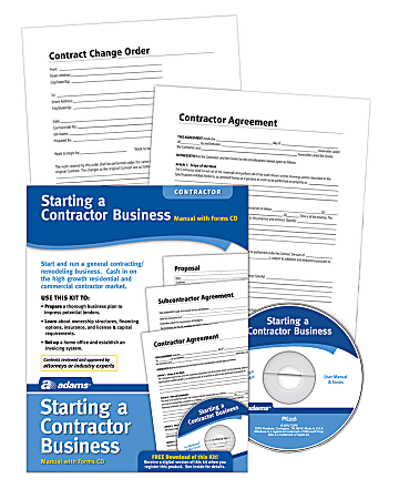 Adams&reg; Starting A Contractor Business