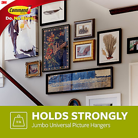 Command universal clearance frame hanger
