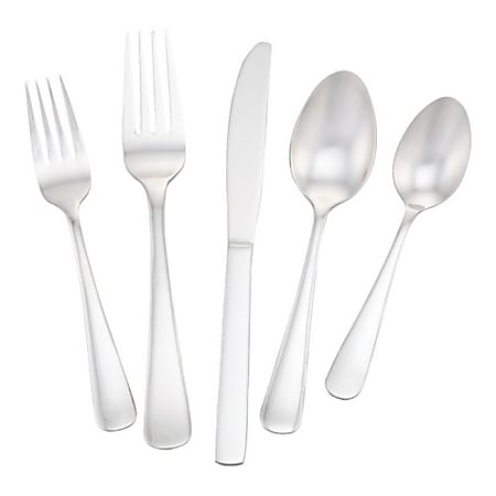 Walco Windsor Stainless Steel Dessert Spoons, Silver, Pack