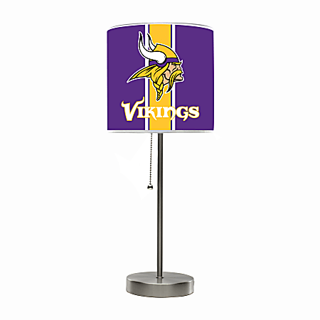 Imperial NFL Table Accent Lamp, 8”W, Minnesota Vikings