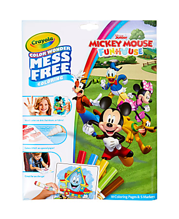 Crayola® Color Wonder Coloring Pad & Markers, Mickey