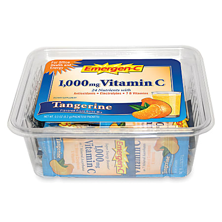 Emergen-C® Tangerine Vitamin C Drink Mix, 50 Packets