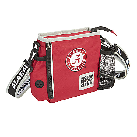 Overland Mobile Dog Gear NCAA Walking Bag, 7-1/2”H x 2”W x 7-1/2”D, Alabama Crimson Tide