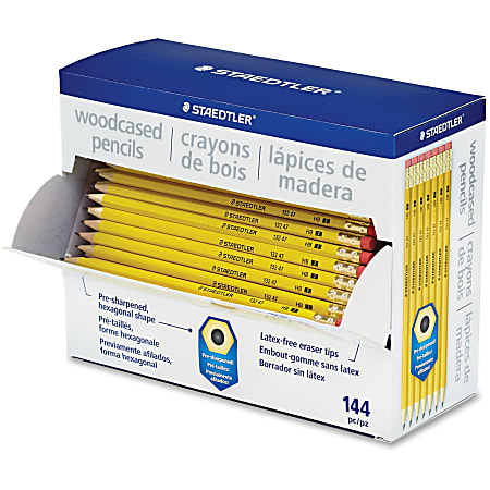 Pencils, #2 Soft, Yellow, Presharpened, 18 Per Pack, 2 Packs, 1 - Fry's  Food Stores