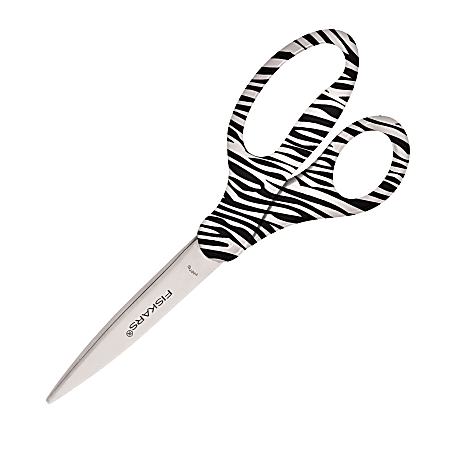 Fiskars® Designer Series Scissors, 8", Pointed, 30% Recycled, Black
