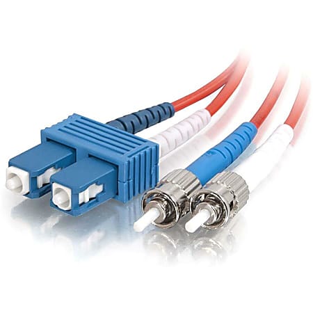 C2G-2m SC-ST 9/125 OS1 Duplex Singlemode PVC Fiber Optic Cable - Red - 2m SC-ST 9/125 Duplex Single Mode OS2 Fiber Cable - Red - 6ft