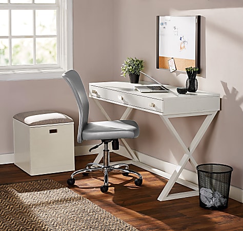 Realspace Keri 48 W Writing Desk White - Office Depot