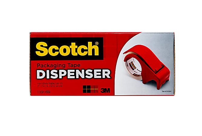 Scotch® Packaging Tape Hand Dispenser, 3" Core, 2"