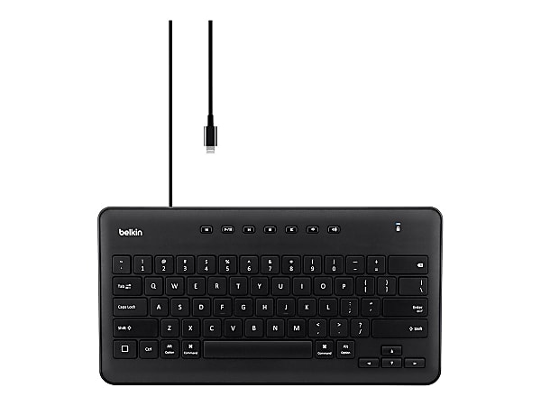 Belkin Wired Keyboard for iPad with Lightning Connector - Designed for Classroom Use - MFI Certified - Cable Connectivity  - B2B124