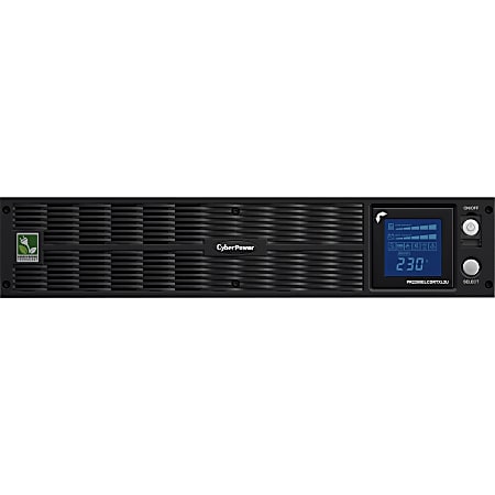 CyberPower PR2200ELCDRTXL2U Smart App Sinewave UPS Systems - 2200VA/1650W, 230 VAC, IEC-320 C20, 2U, Rack / Tower, Sine Wave, 10 Outlets, LCD, PowerPanel® Business, $400000 CEG, 3YR Warranty