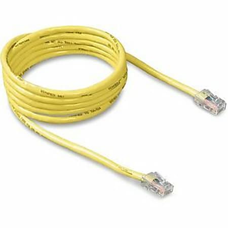 Belkin Cat. 5e Patch Cable - RJ-45 Male - RJ-45 Male - 3ft - Yellow