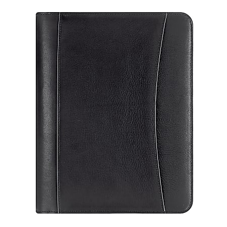 FranklinCovey® Nappa Leather Binder And Starter Pack Planner, 5 1/2" x 8 1/2", Black (33963)