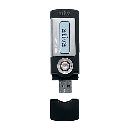 Ativa® Mobil-IT 2GB MP3 Player With FM Tuner