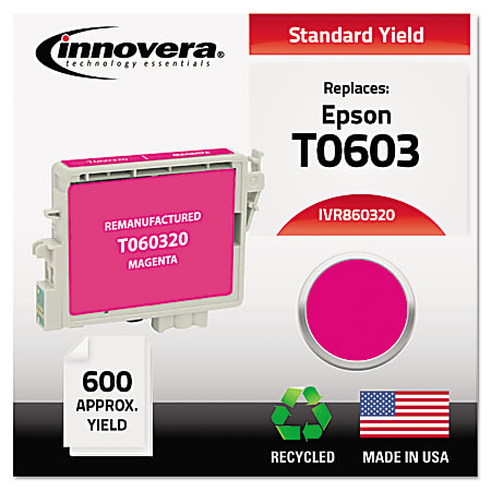 Innovera IVR860320 (Epson T060320) Remanufactured Magenta Ink Cartridge