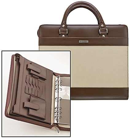 Day Runner® PRO® Planner, Berlin, 8 1/2" x 11", Brown/Tan