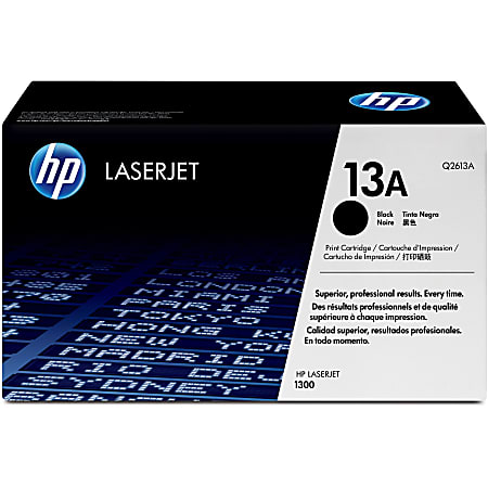 HP 13A Black Toner Cartridge, Q2613A