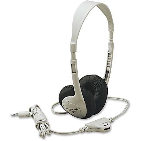 Califone Multimedia Stereo Headphone Wired Beige - Stereo