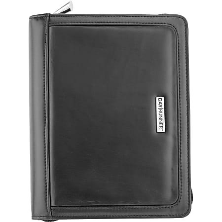 Day Runner® Express® Planner, Windsor Quick View™, 3 3/4" x 6 3/4", Black