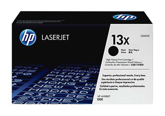 HP 13X High Yield Black Toner Cartridge - Office Depot