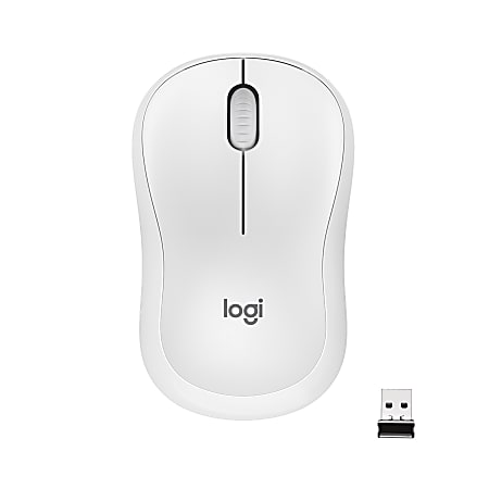 Logitech&reg; M220 Silent Wireless Mouse, Off-White, 910-006125
