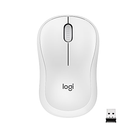 Logitech® M220 Silent Wireless Mouse, Off-White, 910-006125