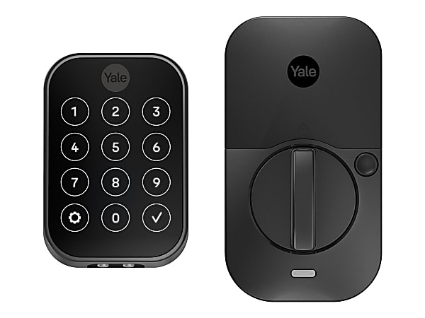 Yale Assure Lock 2 YRD450-WF1-BSP - Door lock - combination, biometric, smartphone app - smart lock - touch keypad, fingerprint sensor - black suede