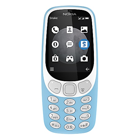 Nokia 3310 TA-1036 Cell Phone, Blue