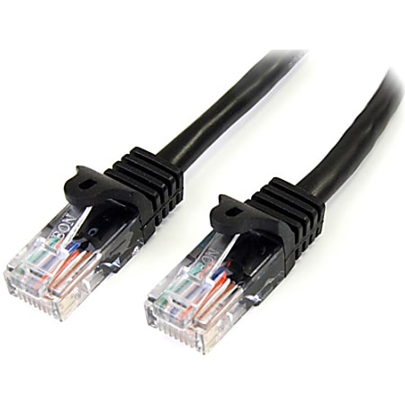 StarTech.com Cat5e Snagless UTP Patch Cable, 3&#x27;, Black