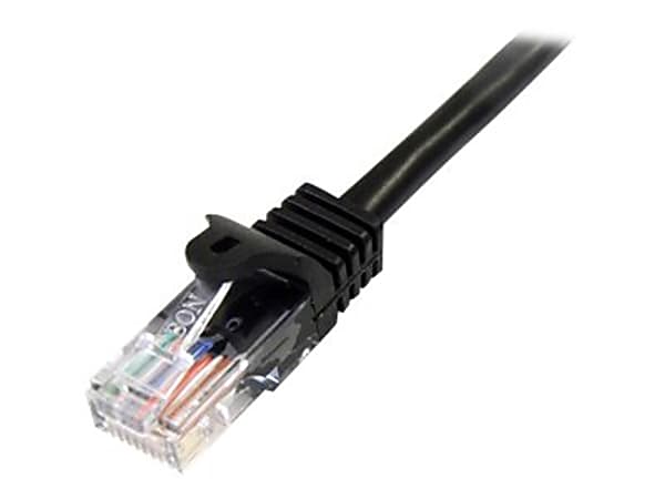 StarTech.com Cat5e Snagless UTP Patch Cable, 3', Black