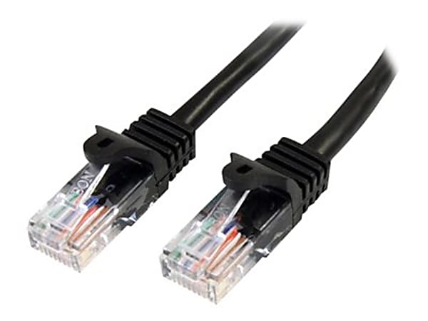 StarTech.com Cat5e Snagless UTP Patch Cable, 3', Black