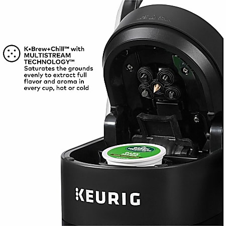 Keurig Brew Chill 10 Cup Programmable Coffeemaker Black - Office Depot